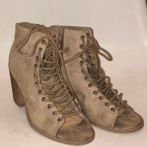 Lace up Target Heels